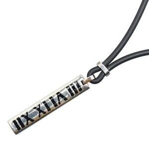 Tiffany Atlas necklace silver black Co